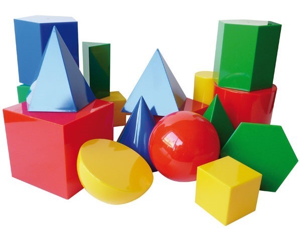 Sólidos geométricos en acrílico