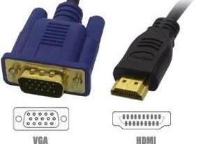 Cable VGA y HDMI